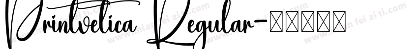 Printvetica Regular字体转换